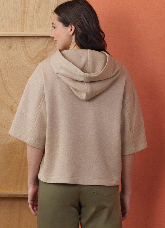 Simplicity Schnittmuster S3012 – Unisex Kapuzenpullover für Damen & Herren