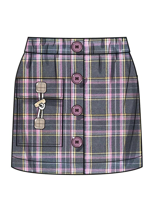 Simplicity Schnittmuster S3014 – Kinder Jacke & Röcke mit praktischen Details