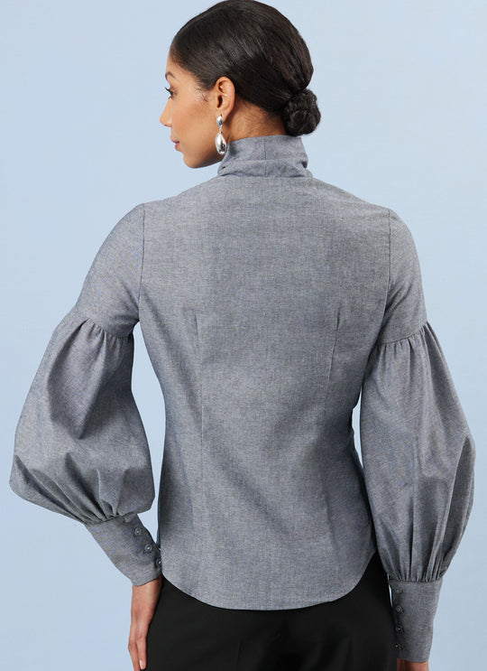 Simplicity Schnittmuster S3032 Blusen mit Cup-Größen A/B, C, D für Damen