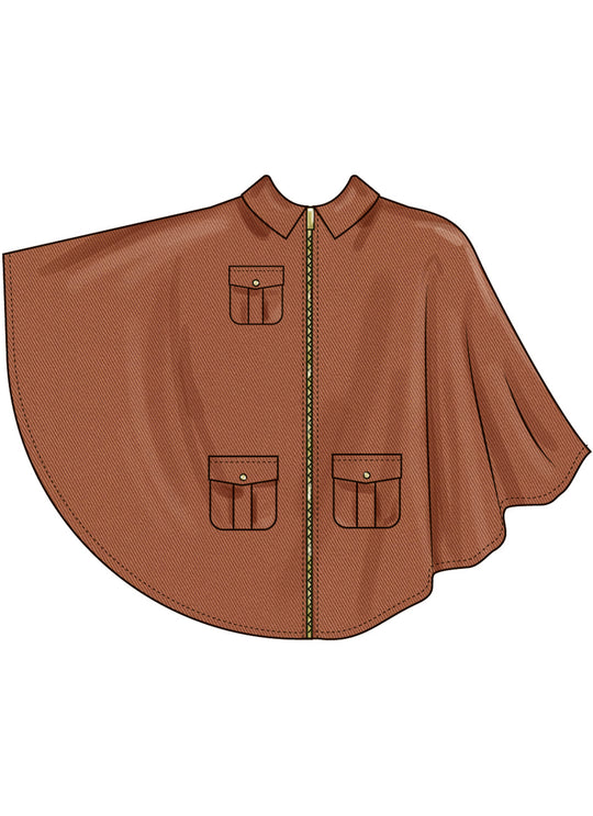 Simplicity Schnittmuster S3033 – Damen Capes & Umhänge