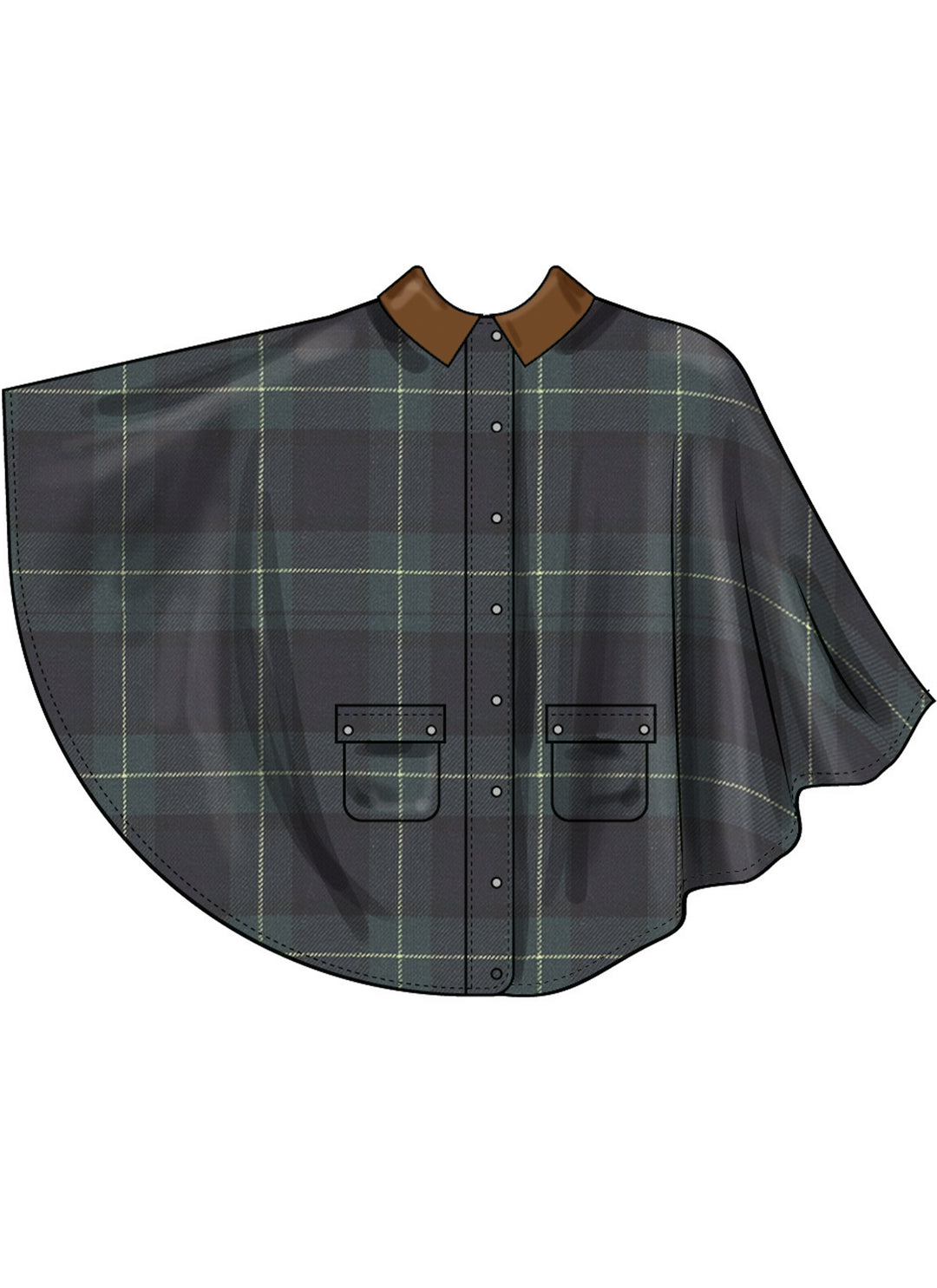 Simplicity Schnittmuster S3033 – Damen Capes & Umhänge