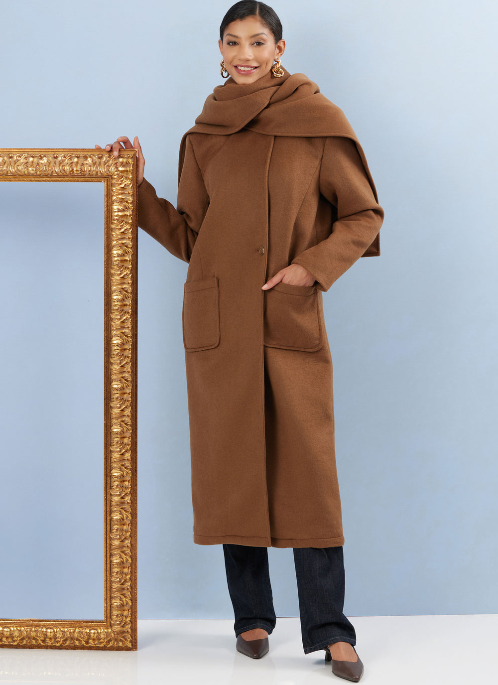Simplicity Sewing Pattern S3034 - Misses' Coats with Shawl Collar