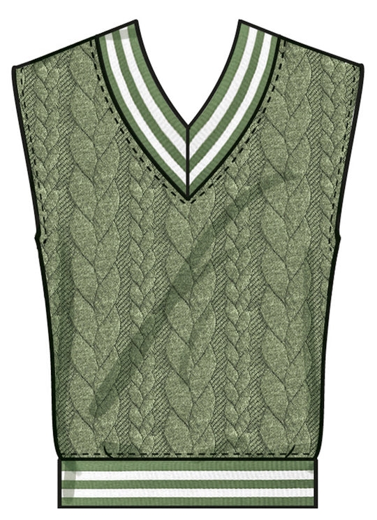 Simplicity Sewing Pattern S3040 – Unisex Cardigan & V-Neck Tops