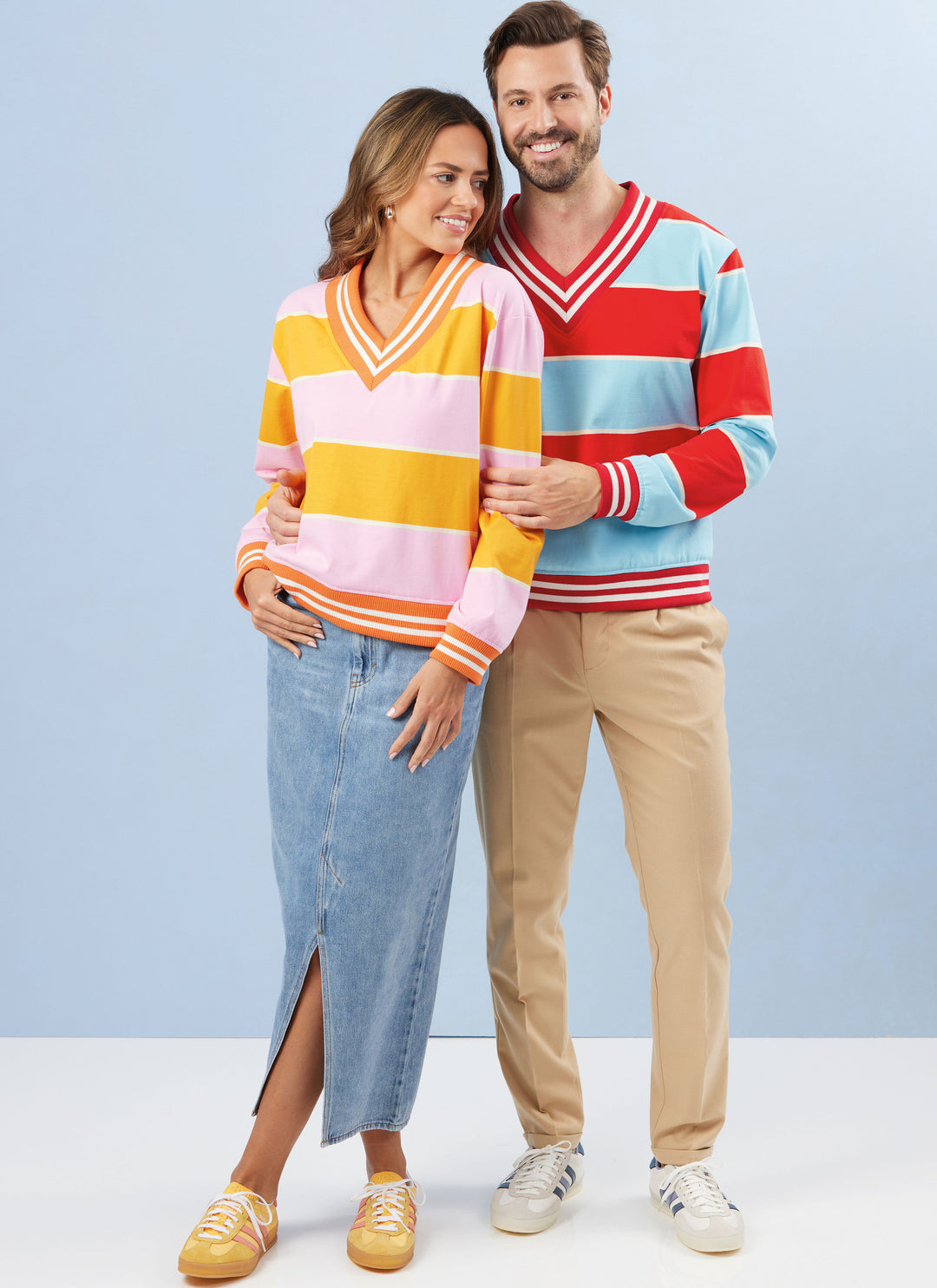Simplicity Sewing Pattern S3040 – Unisex Cardigan & V-Neck Tops