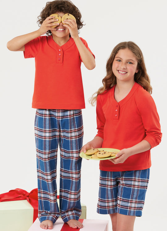 Simplicity Schnittmuster S3041 – Shorts, Hosen & Oberteile aus Strick für die ganze Familie