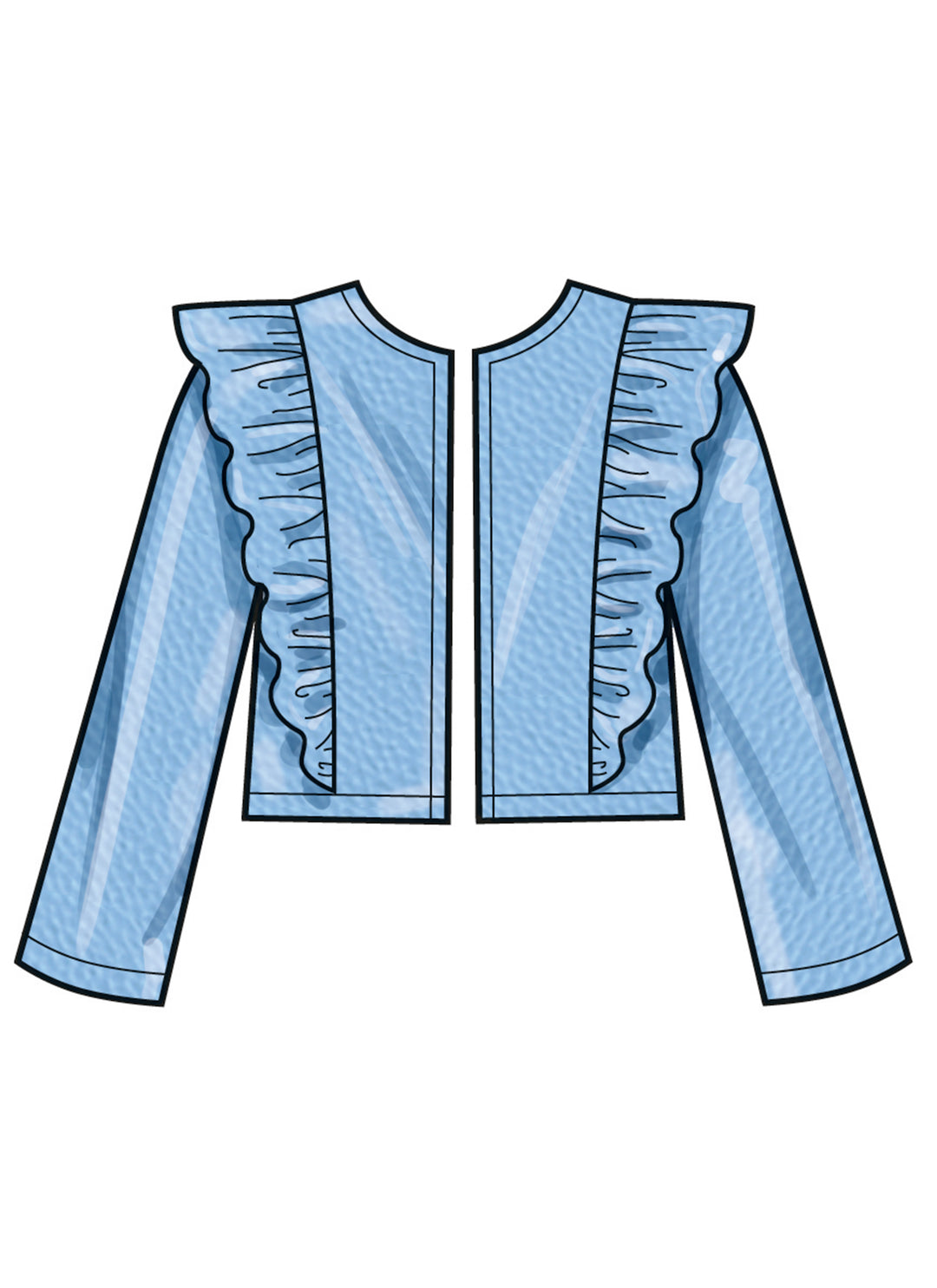 Simplicity Schnittmuster S3044 Röcke, Jacken und Oberteile aus Strick für Kinder und Mädchen