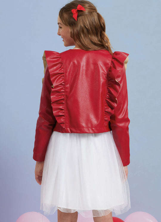 Simplicity Schnittmuster S3044 Röcke, Jacken und Oberteile aus Strick für Kinder und Mädchen