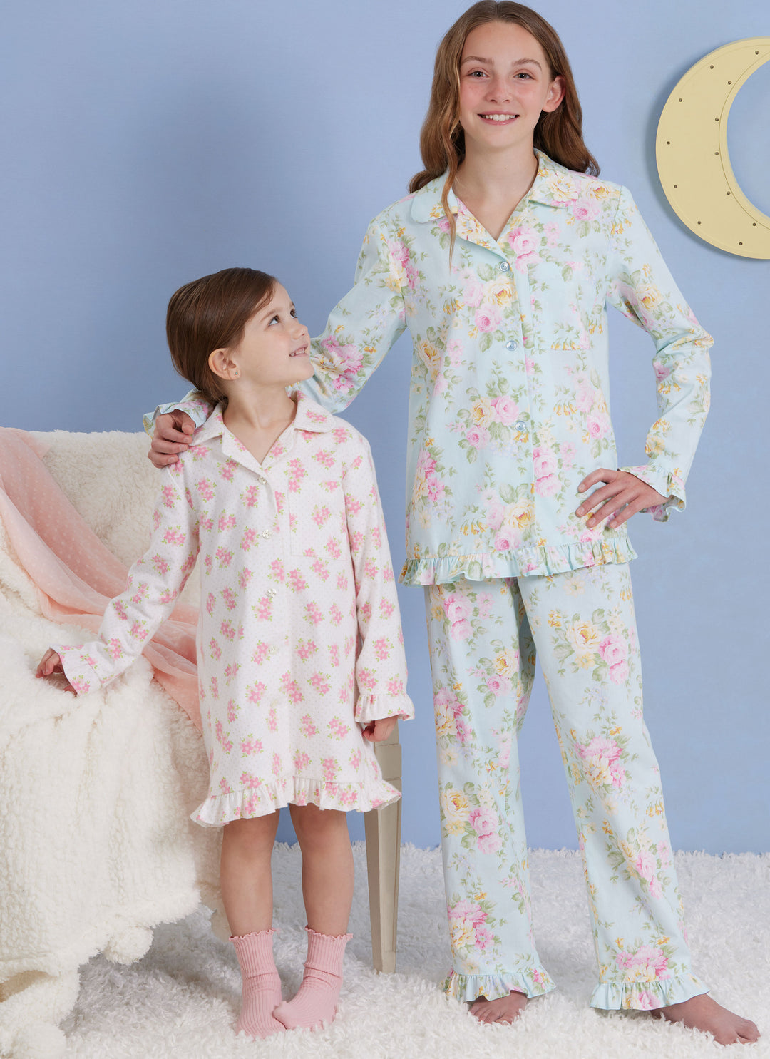Simplicity Schnittmuster S3045 – Kinder & Mädchen Oberteile, Shirts und Freizeithosen