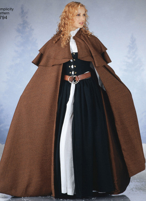 Simplicity Schnittmuster S5794 Cape in diversen Variationen