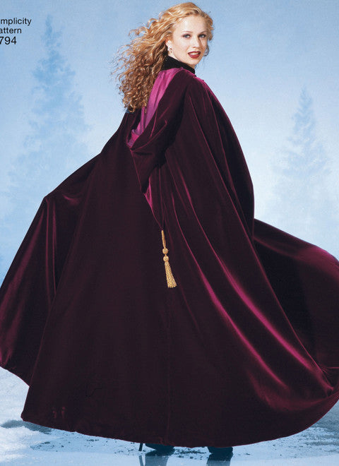 Simplicity Schnittmuster S5794 Cape in diversen Variationen