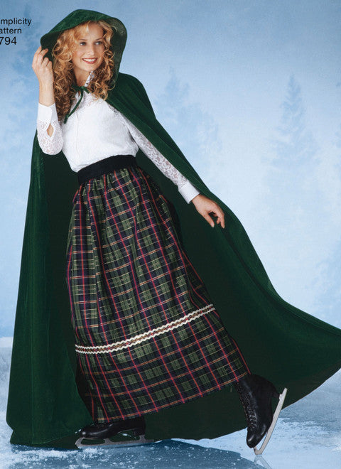 Simplicity Schnittmuster S5794 Cape in diversen Variationen