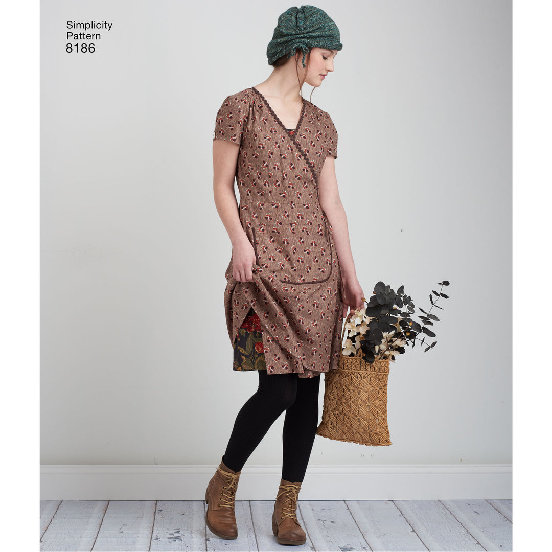 Simplicity Schnittmuster S8186 Träger-Kleid