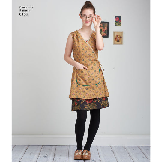 Simplicity Schnittmuster S8186 Träger-Kleid
