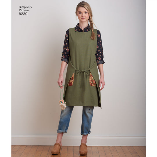 Simplicity Schnittmuster S8230 Wickelkleider