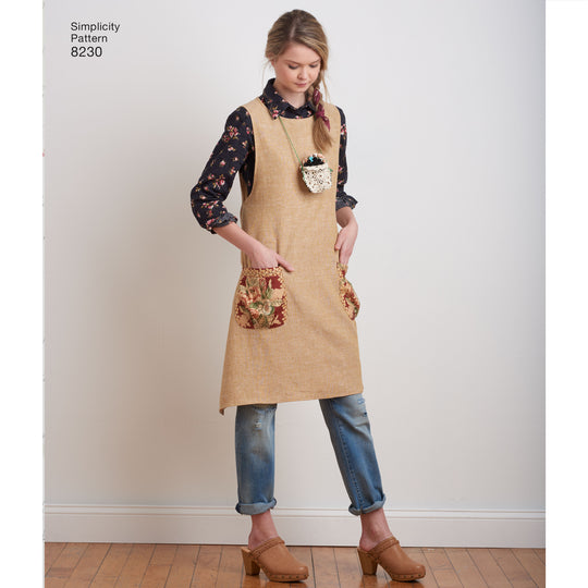 Simplicity Schnittmuster S8230 Wickelkleider