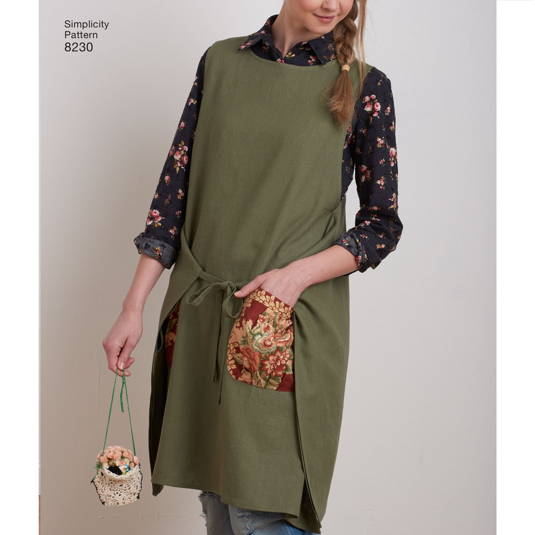 Simplicity Schnittmuster S8230 Wickelkleider