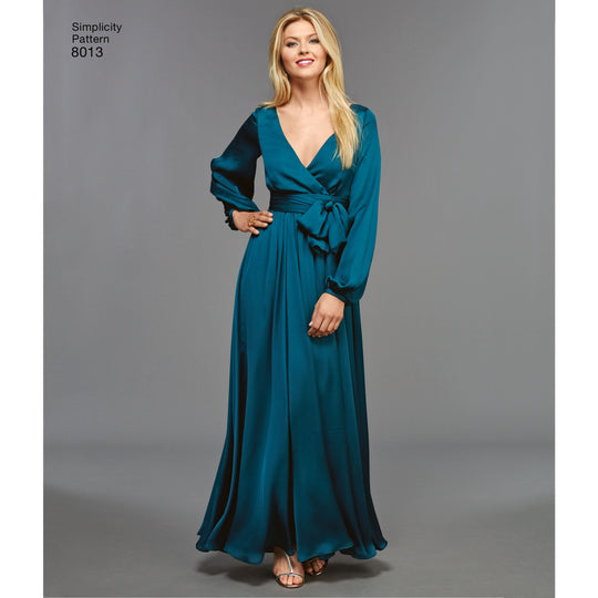 Simplicity Schnittmuster S8013 Frauen Vintage 1970s Kleid