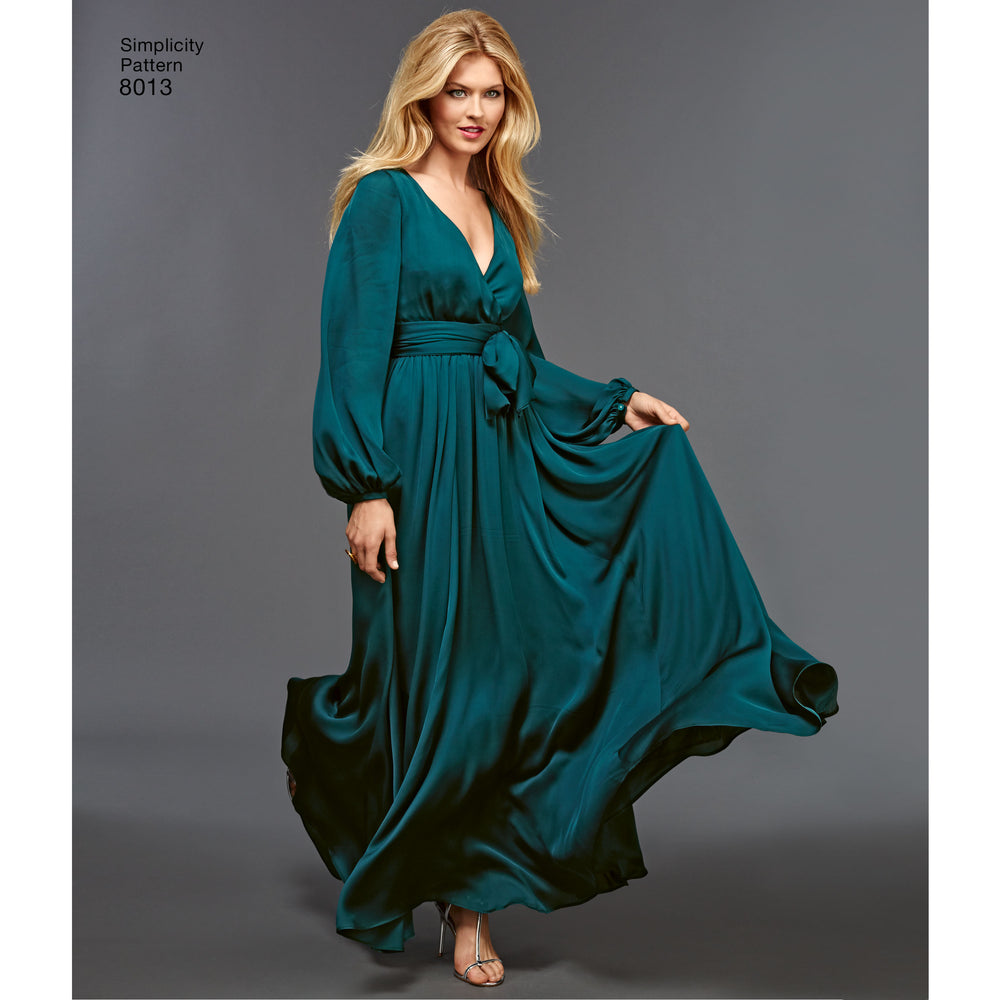 Simplicity Schnittmuster S8013 Frauen Vintage 1970s Kleid