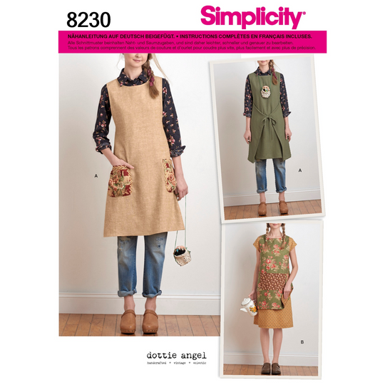 Simplicity Schnittmuster S8230 Wickelkleider