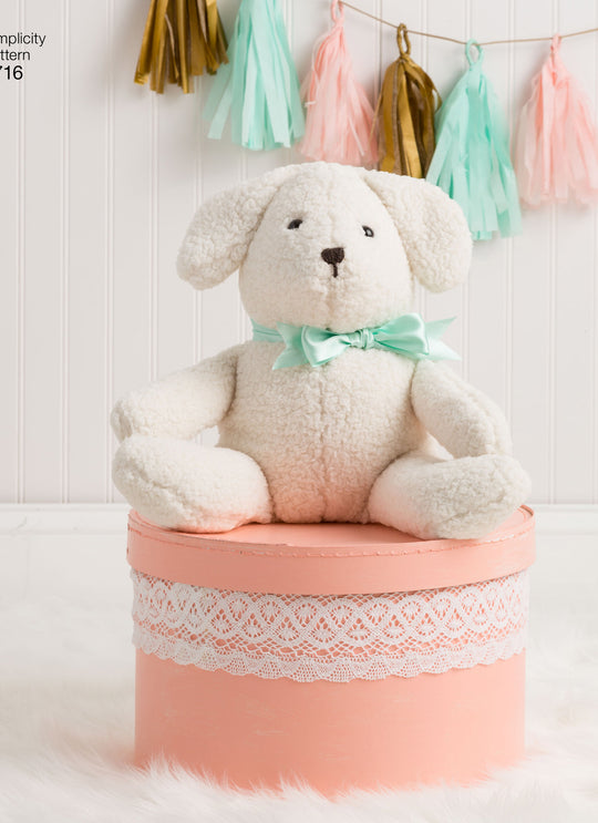 Simplicity Schnittmuster S8716 7x Teddybären zum Kuscheln