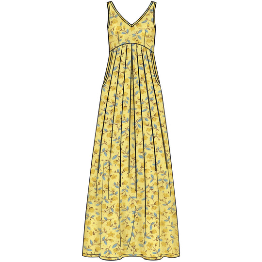 Simplicity Schnittmuster S8910 Damen Kleider Midi Maxi Mini