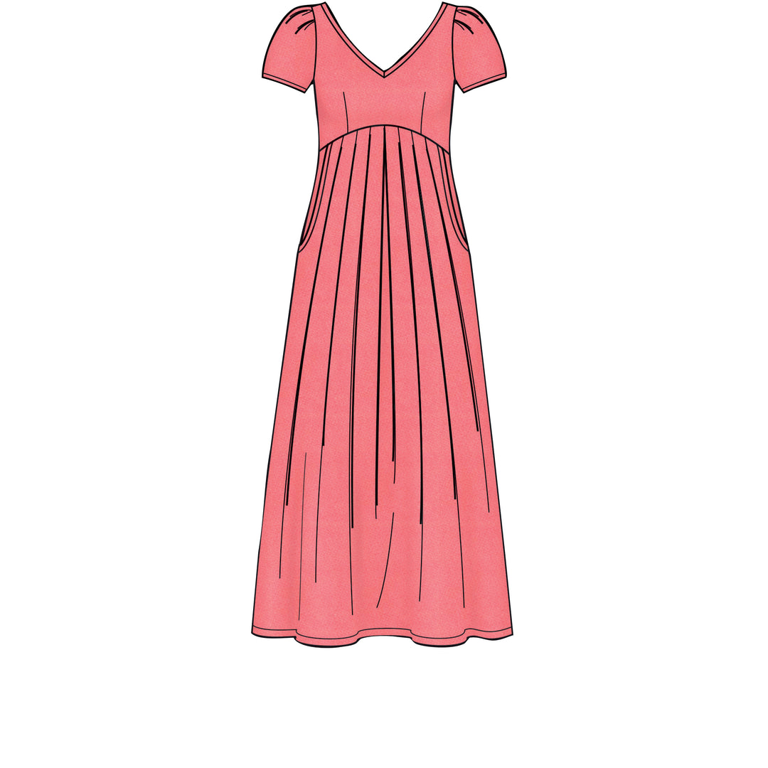 Simplicity Schnittmuster S8910 Damen Kleider Midi Maxi Mini