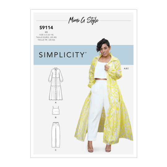 Simplicity Schnittmuster S9114