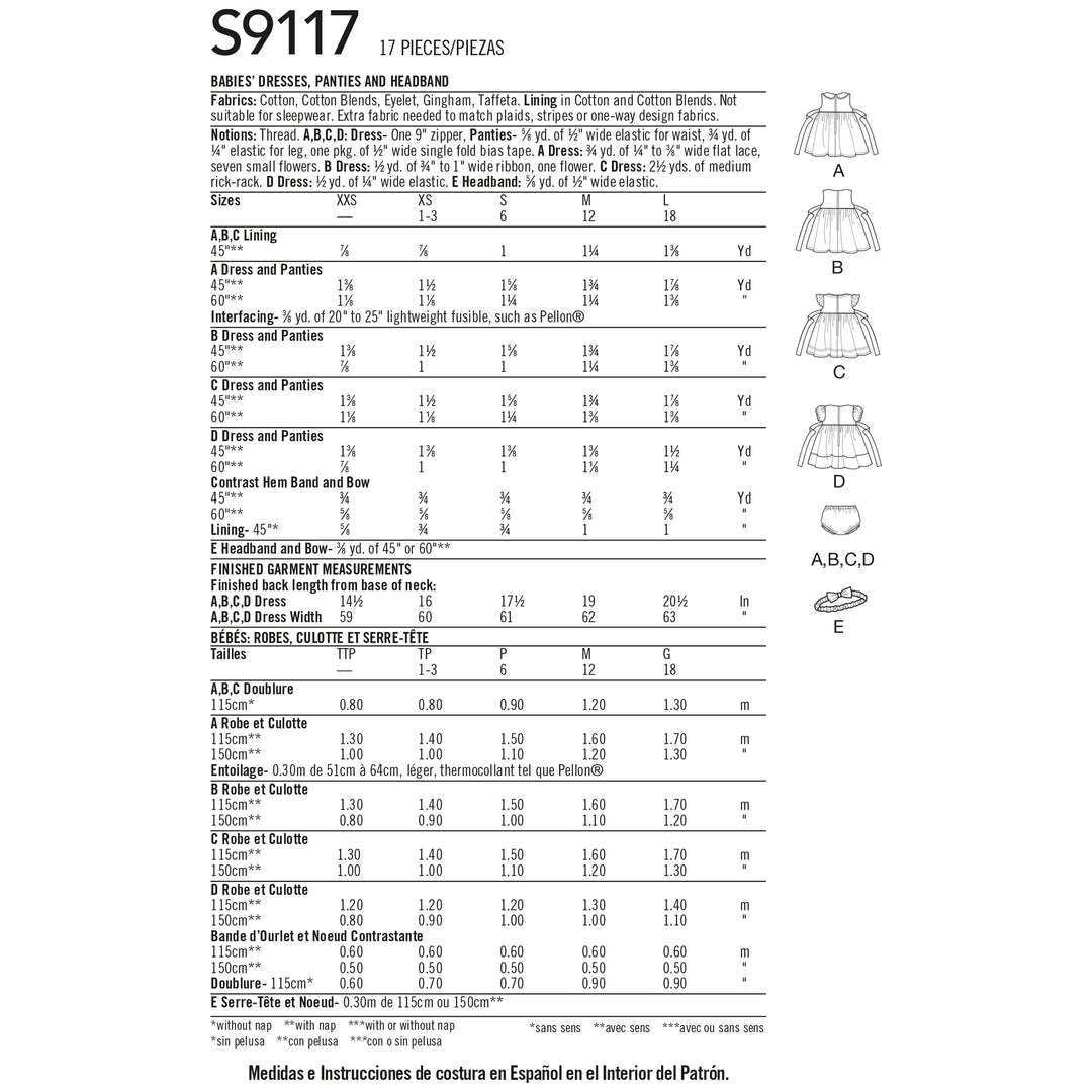 Simplicity Schnittmuster S9117