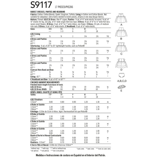 Simplicity Schnittmuster S9117