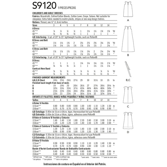Simplicity Schnittmuster S9120