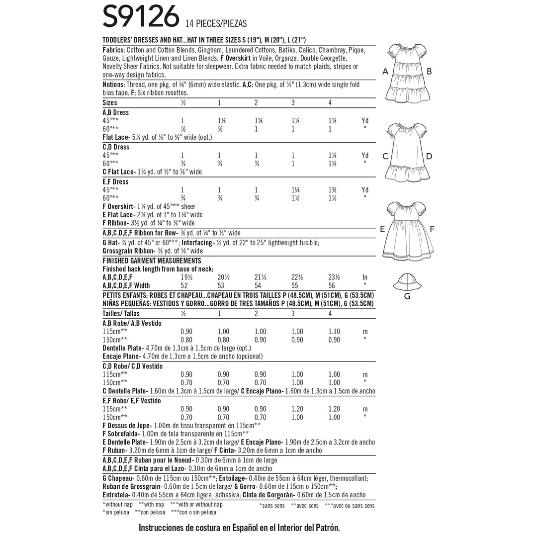 Simplicity Schnittmuster S9126