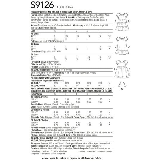Simplicity Schnittmuster S9126