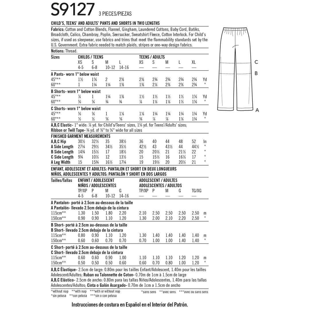 Simplicity Schnittmuster S9127