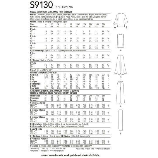Simplicity Schnittmuster S9130
