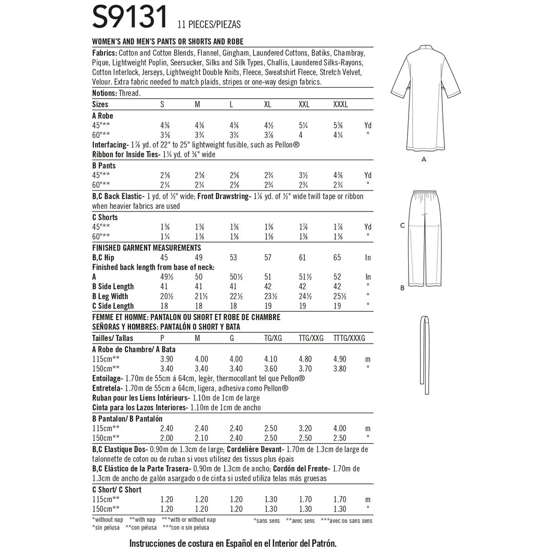Simplicity Schnittmuster S9131