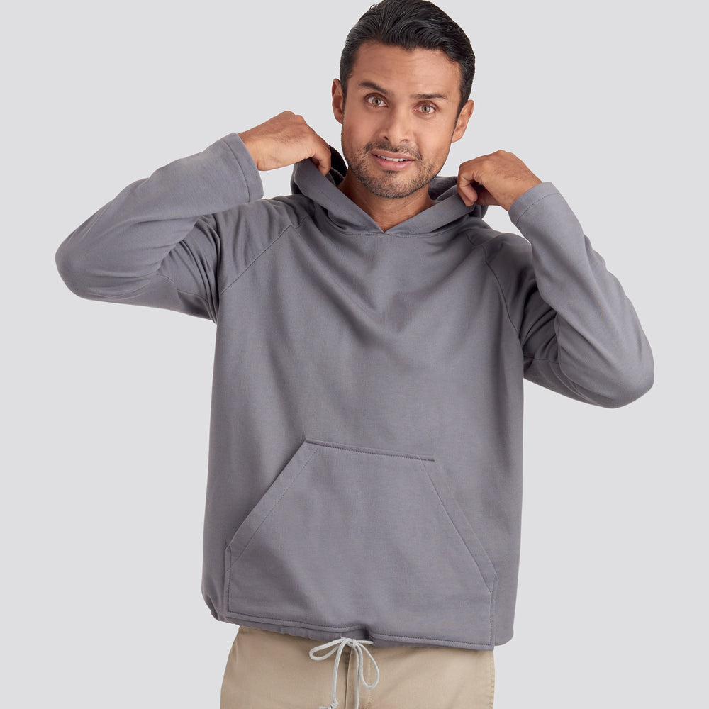 Simplicity Schnittmuster S9240 Damen Herren Kapuzenpullover