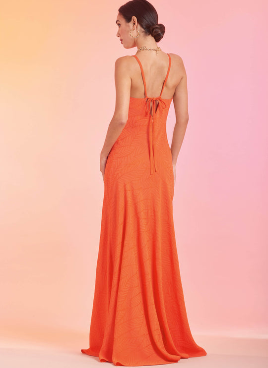 Simplicity Schnittmuster S9745 Damen rückenfreie Slip-Kleider Midi Maxi Mini