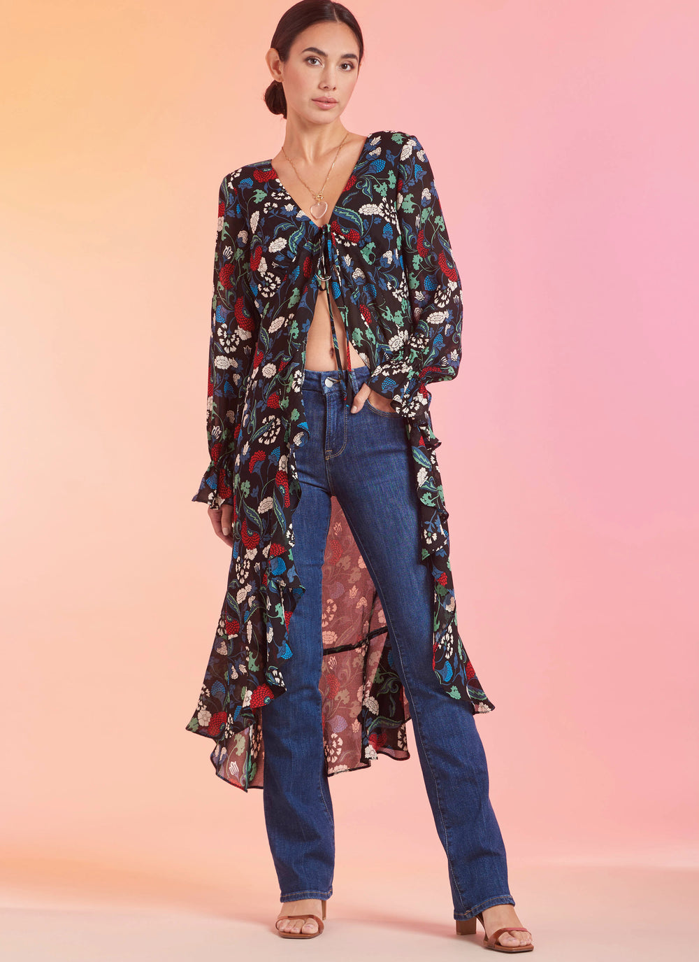 Simplicity Schnittmuster S9747 Damen Cardigans mit Schleife und V-Ausschnitt