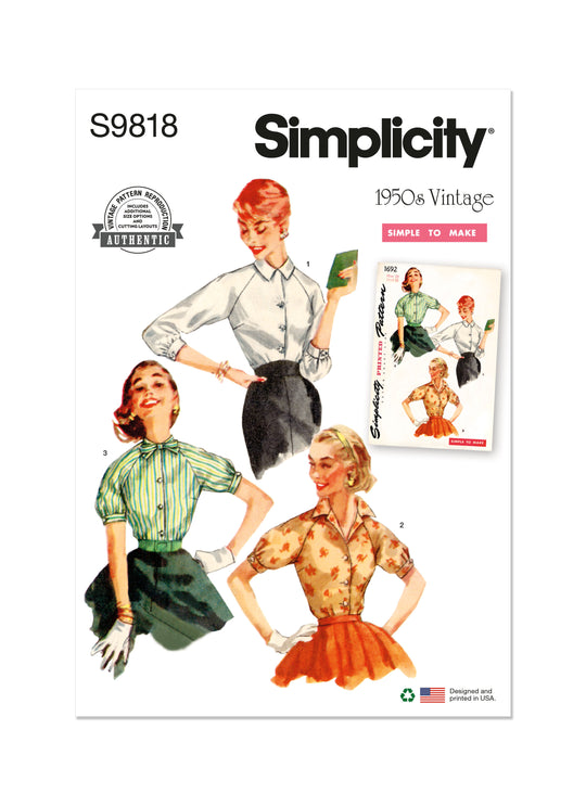 Simplicity Schnittmuster S9818