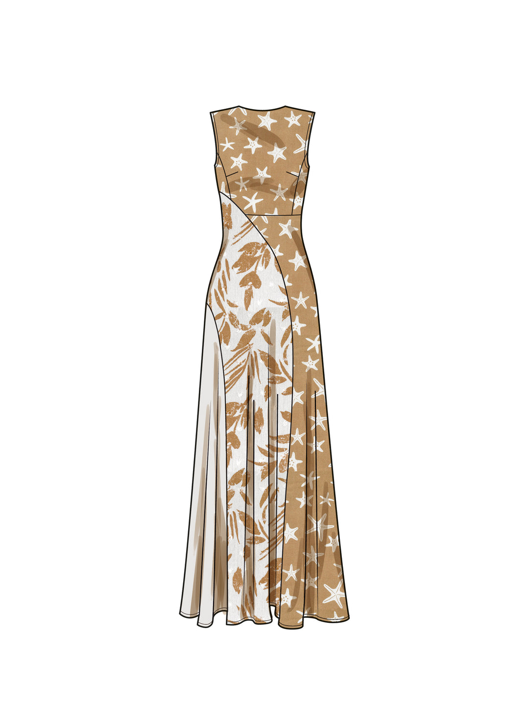 Simplicity Schnittmuster S9886 Damen figurbetontes Kleid Midi Maxi