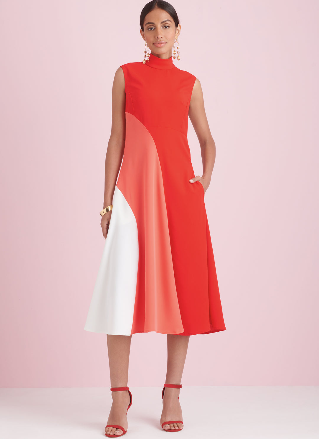 Simplicity Schnittmuster S9886 Damen figurbetontes Kleid Midi Maxi