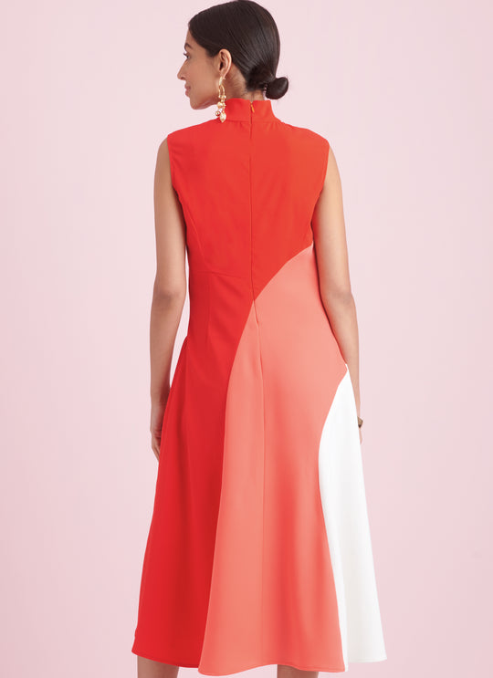 Simplicity Schnittmuster S9886 Damen figurbetontes Kleid Midi Maxi
