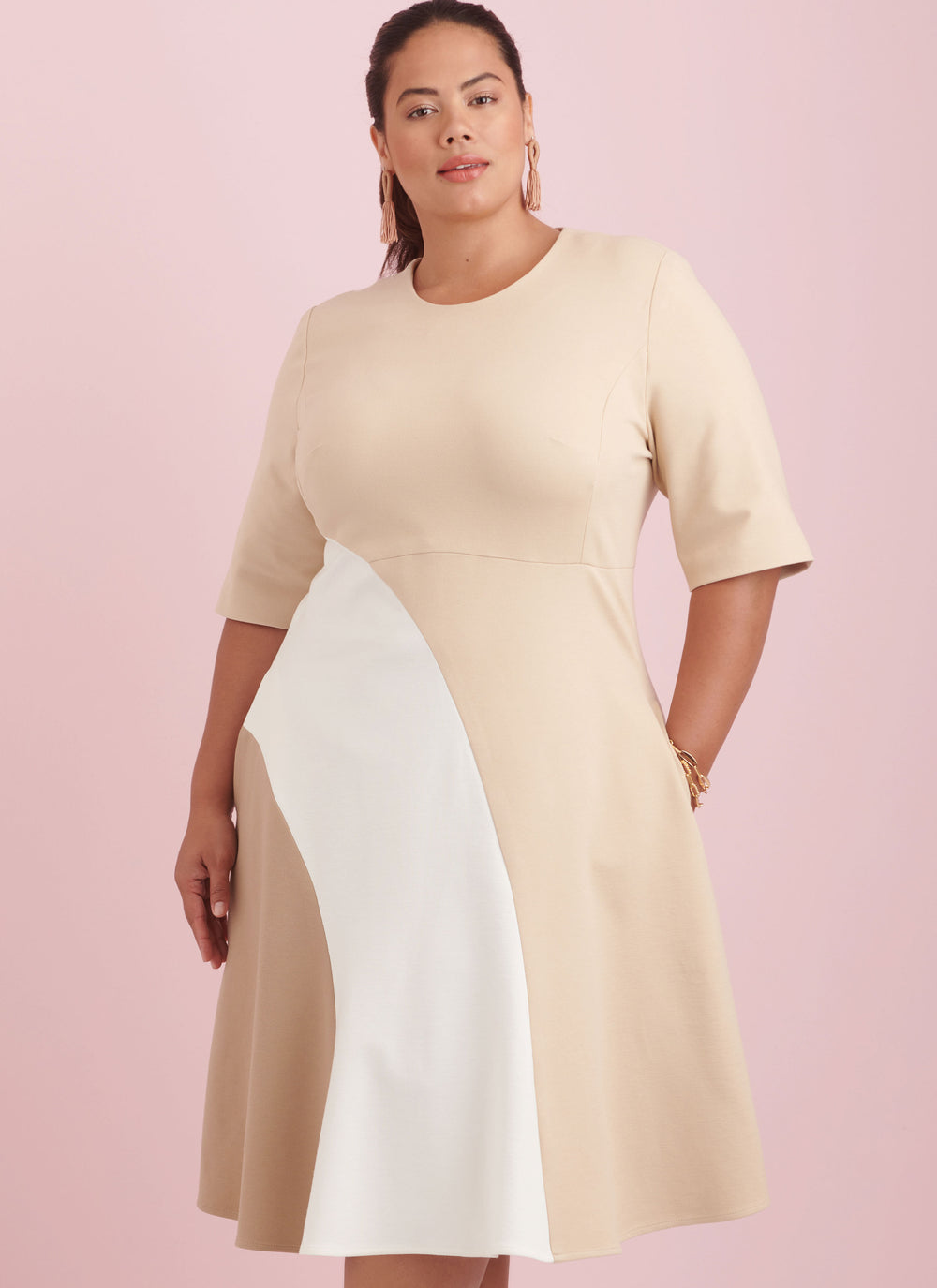 Simplicity Schnittmuster S9887 Kleid mit Prinzessnähten Mini Midi Maxilänge