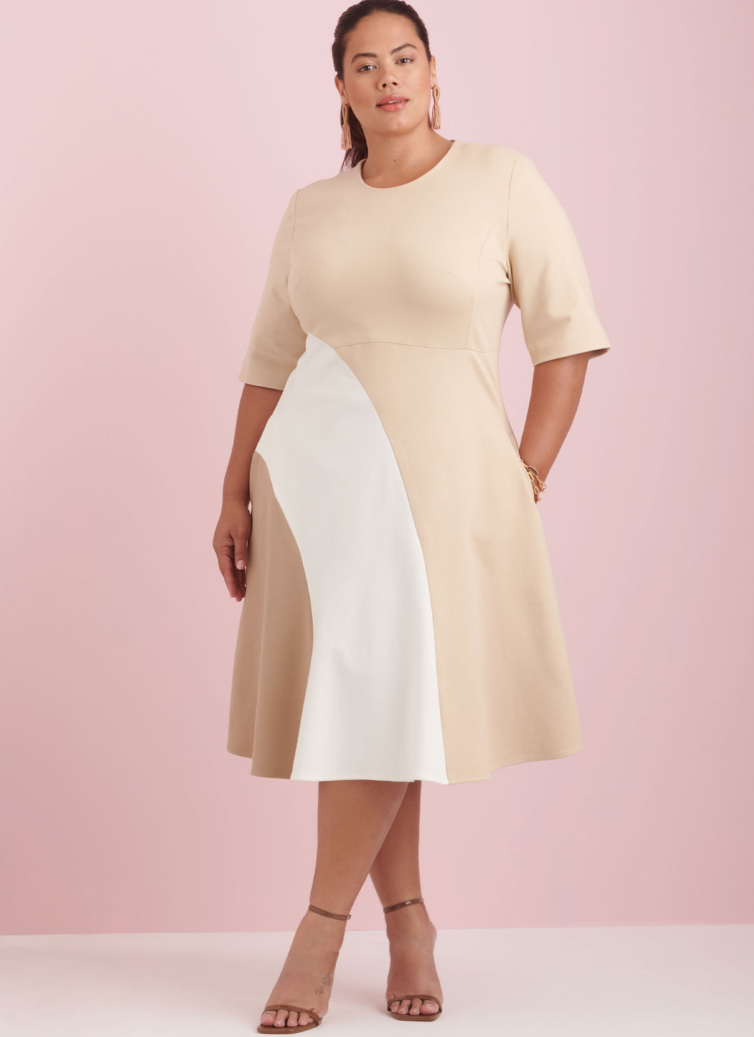 Simplicity Schnittmuster S9887 Kleid mit Prinzessnähten Mini Midi Maxilänge