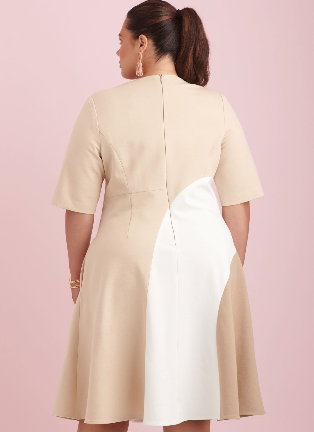 Simplicity Schnittmuster S9887 Kleid mit Prinzessnähten Mini Midi Maxilänge