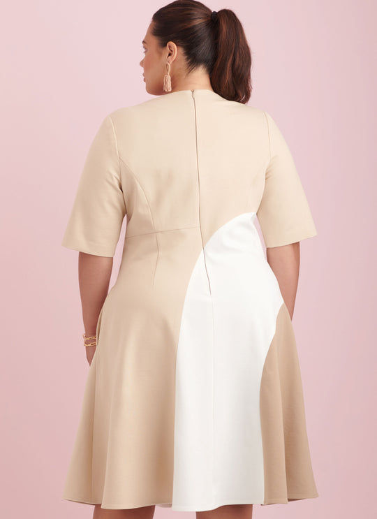 Simplicity Schnittmuster S9887 Kleid mit Prinzessnähten Mini Midi Maxilänge