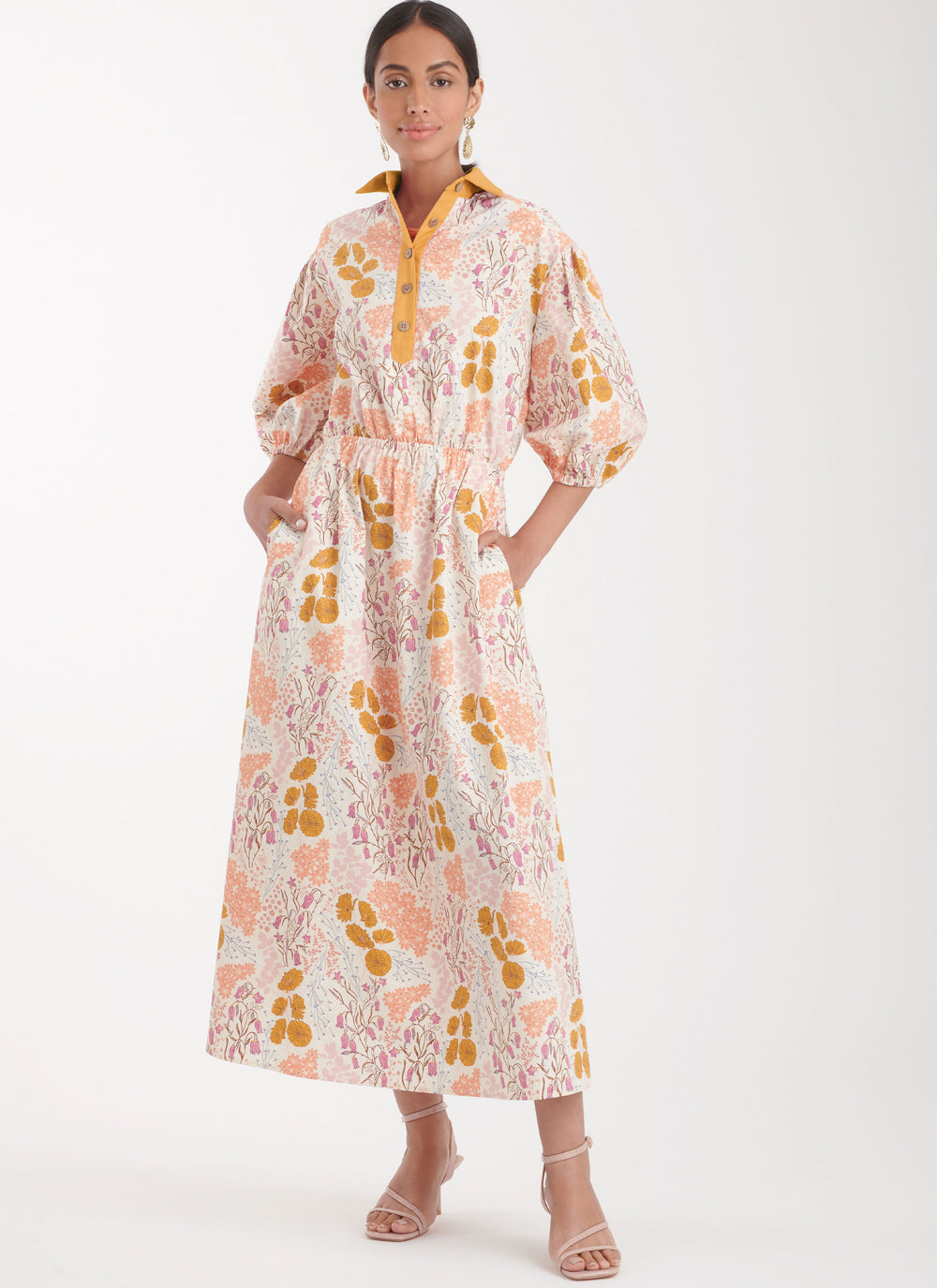 Simplicity Schnittmuster S9888 Damen Hemdblusenkleider Maxi