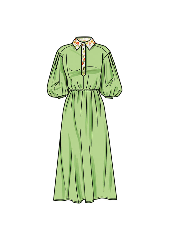 Simplicity Schnittmuster S9888 Damen Hemdblusenkleider Maxi