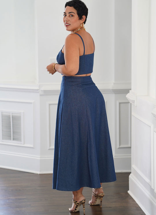Simplicity Schnittmuster S9894 Damen Rock und Shirt