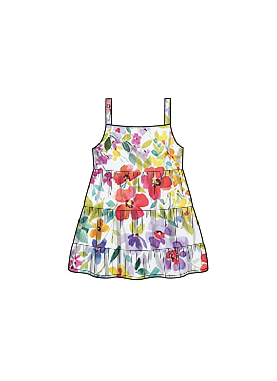 Simplicity Schnittmuster S9899 Mädchen Jeansjacke und Kleid